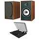 Triangle Borea BR03 CONNECT Roble verde + Teac TN-175 Negro Pareja de altavoces de estantería activos Bluetooth - 2 x 60 Watts - Phono - HDMI ARC - Óptico / Coaxial - USB-B - Salida SUB + Tocadiscos automático de tracción por correa - 2 velocidades (33-45 trs/min) - Previo integrado