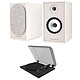 Triangle Borea BR03 CONNECT Crema + Teac TN-175 Negro Par de altavoces de estantería activos Bluetooth - 2 x 60 Watts - Phono - HDMI ARC - Óptico / Coaxial - USB-B - Salida SUB + Tocadiscos automático de tracción por correa - 2 velocidades (33-45 trs/min) - Preamplificador integrado