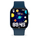 Ice Watch Smart Junior 3.0 Find Hub Bleu Montre connectée pour enfant - étanche IP68 - écran tactile AMOLED 1.75" - 240 x 296 pixels - Bluetooth 5.0 - bracelet en silicone