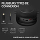 Logitech G Pro X 2 Lightspeed (Noir) + Repose casque pas cher