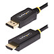 StarTech.com Câble DisplayPort 1.4 vers HDMI 4K 60Hz (2 m) Cordon DisplayPort 1.4 mâle / HDMI 4K mâle (2 mètres)