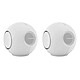 Cabasse Pack de 2 The Pearl Myuki Blanc Enceintes actives sans fil mono - 141 Watts - Wi-Fi/Bluetooth/Ethernet - AirPlay 2 - Multiroom - Calibration automatique (par paire)