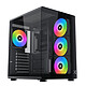Xigmatek Aqua Compact Air (Nero) Case Mid Tower con frontale e pannelli laterali in vetro temperato
