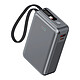Akashi Batería externa Cable 65W 20000 mAh para laptop Batería externa 20 000 mAh