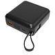 Akashi Batería Externa Cable 22.5W Carga Rápida (Negro) Batería externa 10 000 mAh