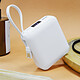 Comprar Akashi Batería de Respaldo Cable 22.5W Carga Rápida (Blanc)