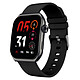 Akashi Montre Connectée avec Ecran AMOLED Montre connectée - écran tactile AMOLED 1.96" - 2 bracelets - 5 jours d'autonomie