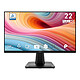 MSI 21.45" LED - PRO MP225 E12VL Ecran PC Full HD 1080p - 1920 x 1080 pixels - 4 ms (gris à gris) - 16/9 - Dalle VA - 120 Hz - Adaptive-Sync - HDMI/VGA - Noir
