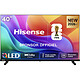 Hisense 40A5S Téléviseur LED Full HD 40" (101 cm) 16/9 - HDR10 - Wi-Fi - 2x HDMI 1.4 - Son 2.0 14W