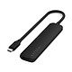 SATECHI Multiport USB-C Slim 6-in-1 (Black) 6-port USB-C hub (1x USB-C PD 100W, 2x USB-A, 1x HDMI, 1x SD, 1x microSD)