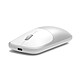 Satechi Slim EX Wireless Mouse (Argent) Souris sans fil - ambidextre - capteur optique - rechargeable - RF/Bluetooth - 3 boutons