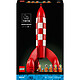 LEGO Ideas 21367 El Cohete de Tintín Maqueta de Transbordador Espacial para Adultos - Decoración de Escritorio DIY con 5 Minifigurines y Figura de Milú el Perro - Idea de Regalo para Fans del Cómic