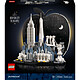 LEGO Architecture 21066 New York, the Big Apple Miniature Model for Adults - 3D Decoration for Shelf - Monuments including Empire State Building & Brooklyn Bridge - DIY Gift Idea