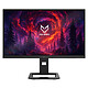 Fox Spirit 27" LED - PGU27 Ecran PC 4K - 3840 x 2160 pixels - 1 ms - Format 16/9 - Dalle Fast IPS - HDR 400 - 160 Hz (320 Hz en Full HD 1080p) - Adaptive-Sync - HDMI/DisplayPort - Pivot - Pied réglable en hauteur - LED ARGB - Noir