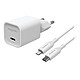 Mophie USB-C GaN Wall Adapter 20W + Câble Chargeur USB-C 20W GaN + Câble