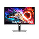 Samsung 27" QD-OLED - Odyssey G8 S27HG802SU Ecran PC 4K - 3840 x 2160 pixels - 0.03 ms (gris à gris) - 16/9 - Dalle QD-OLED - HDR10+ Gaming/VESA DisplayHDR True Black 400 - 240 Hz - FreeSync Premium Pro/G-Sync Compatible - DisplayPort/HDMI - Pivot - Hauteur réglable - RGB - Argent