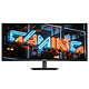 Gigabyte 34" QD-OLED - MO34WQC36 Ecran PC UltraWide WQHD - 3440 x 1440 pixels - 0.03 ms - 21/9 - Dalle QD-OLED incurvée - DisplayHDR True Black 500 - 360 Hz - FreeSync Premium Pro/G-SYNC Compatible - HDMI/DisplayPort/USB-C - Haut-parleurs - Réglage en hauteur - Noir