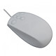Souris optique silicone IP68 (Blanc) Souris PC filaire - capteur optique 800 dpi - 5 boutons - silicone étanche IP68 - cordon 1.4 mètres