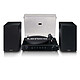 Lenco LS-700BK Noir Platine vinyle à courroie - 2 vitesses (33-45 trs/min) - Bluetooth 5.2 - Enceintes externes - Amplificateur stéréo intégré de 2 x 100 W RMS - Port USB - RCA/AUX - Cellule Ortofon 2M Red