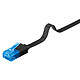 Acheter Goobay Câble RJ45 Plat Cat 6a U/UTP 0.5 m (Noir)