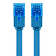 Avis Goobay Câble RJ45 Plat Cat 6a U/UTP 0.5 m (Bleu)