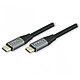 MCL Câble USB-C 3.2 mâle/mâle (2m) Câble USB 3.2 Type C mâle/mâle Gen 2 20Gb 100W 5A Tressé-2m