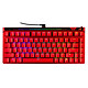 ASUS ROG Falchion Ace 75 HE (Rouge) Clavier gaming filaire - USB - format ultra-compact 75% - interrupteurs magnétiques ROG HFX V2 et V2X - rétroéclairage RGB Aura Sync - AZERTY, Français