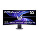 LG 51.6" LED - UltraGear 52G930B-B Ecran PC 5K - 5120 x 2160 pixels - 1 ms (gris à gris) - 21/9 - Dalle VA incurvée - 240 Hz - DisplayHDR 600 - FreeSync Premium / Compatible G-SYNC - HDMI/DisplayPort/USB-C - Réglage en hauteur - Noir