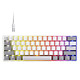 Corsair Clipper Pro Mini 60 (Blanc) Clavier gaming - format ultra-compact 60% - interrupteurs magnétiques MGX Hyperdrive Core - rétroéclairage RGB - AZERTY, Français