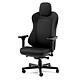 Noblechairs Aura (Black Edition) Seduta in pelle ibrida con schienale reclinabile a 125° e braccioli 4D per gamer (fino a 150 kg)