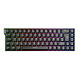 The G-Lab Keyz Titanium HE (Noir) Clavier filaire pour gamer - switches magnétiques hot-swappables - rétroéclairage LED RGB - AZERTY, Français
