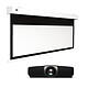 BenQ W5850 + Oray SQUAR' HC 292 x 164 cm Vidéoprojecteur Laser DLP 3D Ready - 4K Ultra HD - 2600 Lumens - Focale courte - HDR - Lens Shift Vertical - HDMI/USB/RJ45 + Ecran motorisé - Format 16:9 - 292 x 164 cm