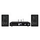 Imperial DABMAN i560 CD + Dali Kupid Noir Lecteur tout-en-un stéréo 2 x 30W - CD/DAB+/HDMI ARC/USB - Radio Internet - Wi-Fi/Bluetooth 5.1 - Fast Ethernet + Enceinte bibliothèque compacte 120W (par paire)