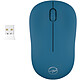 Mobility Lab MF1000W (Petroleum) Wireless mouse - ambidextrous - 1200 dpi optical sensor - 3 buttons