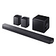 Samsung HW-Q930H Barra de sonido 9.1.4 - Dolby Atmos inalámbrico - DTS:X - Wi-Fi/Bluetooth 5.3 - HDMI 4K HDR - Chromecast/AirPlay - Subwoofer inalámbrico - Altavoces surround inalámbricos
