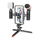 SmallRig 3384D Kit de vídeo todo en uno para smartphone Kit de vídeo todo en uno para smartphone con sistema de audio e iluminación para vlogging y Live Streaming