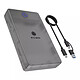 ICY BOX IB-388-CU3 Boîtier externe pour disque dur 2.5" et 3.5" SATA sur port USB 3.0 Type C et Type A