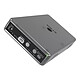 ICY BOX IB-3882MSCL-CU31 Station d'accueil et de clonage pour 1x disque dur 3.5" et 1x SSD 2.5" SATA et NVMe - USB 3.1 Type-C / Type-A