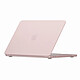 MW Coque MacBook Neo Sandy Color Rose Coque transparente pour MacBook Neo