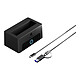 ICY BOX IB-1123M-CU31 Station d'accueil et de clonage pour disques durs 3.5" et SSD 2.5" SATA et NVMe - USB 3.1 Type-C