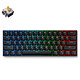 MCHOSE Ace 60 - KTEK Magnetic Switch US (Noir) Clavier gaming - format 60% - interrupteurs magnétiques KTEK - rétroéclairage RGB - QWERTY, US