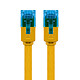 Avis Goobay Câble RJ45 Plat Cat 6a U/UTP 0.5 m (Jaune)