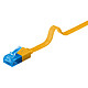 Acheter Goobay Câble RJ45 Plat Cat 6a U/UTP 1 m (Jaune)