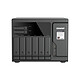 QNAP TVS-h877AX-R5-16G Serveur NAS 8 baies (6x 3.5" + 2x 2.5") avec 16 Go de RAM avec processeur AMD Ryzen 5 série 7000 6-Core (sans disque dur)