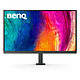 BenQ 31.5" LED - PD3205UA Ecran PC 4K - 3840 x 2160 pixels - 5 ms (gris à gris) - Format 16/9 - Dalle IPS - HDR 10 - HDMI/DisplayPort/Thunderbolt 3 - Pivot - Noir