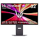 LG 31.5" OLED - UltraGear 32GX870B-B Ecran PC 4K - 3840 x 2160 pixels - 0.03 ms (gris à gris) - 16/9 - Dalle OLED - 240 Hz - HDR 500 True Black - Compatible G-SYNC / FreeSync Premium Pro - HDMI/DisplayPort/USB-C - Pivot - Noir