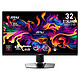 MSI 31.5" QD-OLED - MPG 322UR QD-OLED X24 Ecran PC 4K - 3840 x 2160 pixels - 0.03 ms (gris à gris) - 16/9 - Dalle QD-OLED - 240 Hz - DisplayHDR True Black 500 - FreeSync Premium Pro  / Compatible G-SYNC - HDMI/DisplayPort/USB-C - Hauteur réglable - Noir