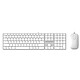 Zagg Keyboard & Mouse Combo Argent Ensemble clavier/souris - filaire - AZERTY, Français
