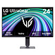 LG 23.8" LED - UltraGear 24G414B-B Ecran PC Full HD 1080p - 1920 x 1080 pixels - 5 ms (gris à gris) - 16/9 - Dalle IPS - 144 Hz - HDR10 - FreeSync / Compatible G-SYNC - HDMI/DisplayPort - Réglage en hauteur - Noir