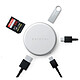 Satechi OntheGo 5-en-1 Adaptateur Multiport (Argent) pas cher